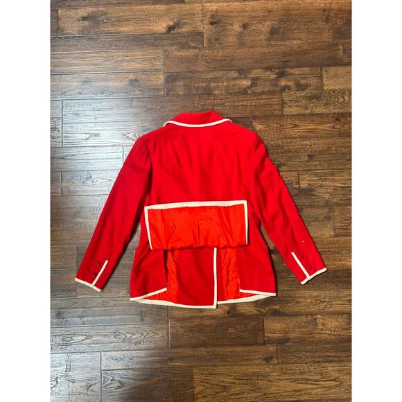 Vintage Clothing Blazer Jacket Ringleader Red Medium Josef T Barry from Shields - Picture 11 of 11